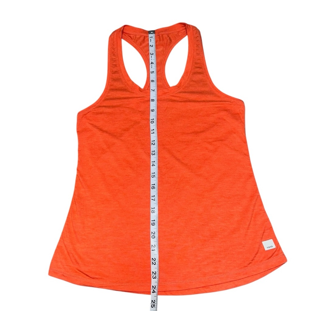 EUC Vuori Lux Performance Orange Racerback Tank Top Small Active Gym Outdoor - Picture 6 of 6